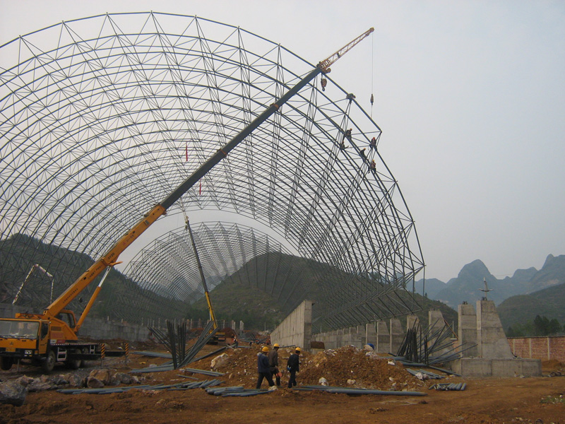 吉林电厂网架煤棚